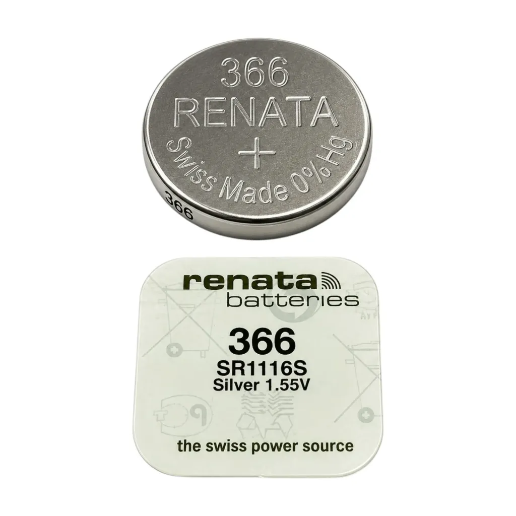 Renata R366, SR1116SW, SR46, Uhrenbatterie, LD = LowDrain