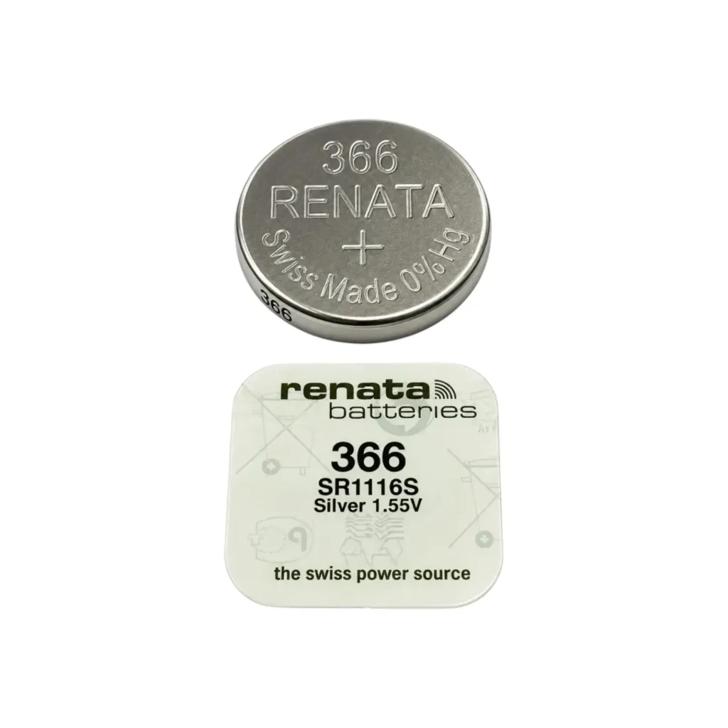 [5703] Renata R366, SR1116SW, SR46, Uhrenbatterie, LowDrain 1er Blister