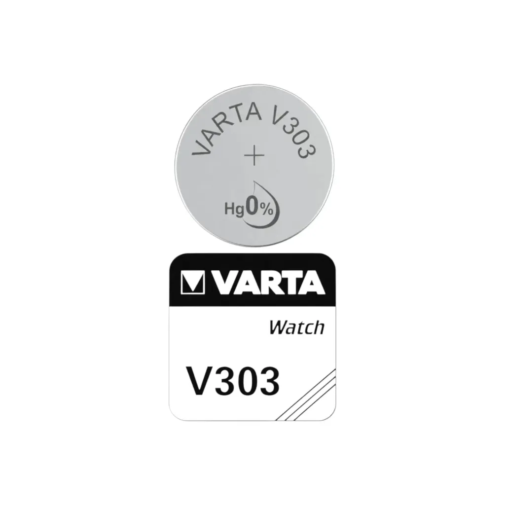 [5749] Varta V303, Knopfzelle, VARTA