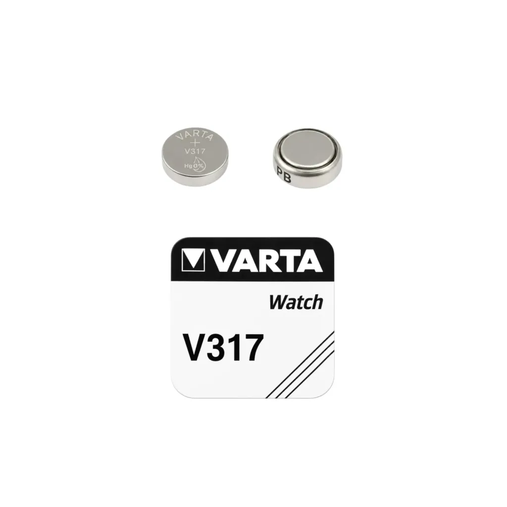 [5752] Varta V317, SR516SW, SR62, Uhrenbatterie, Watch