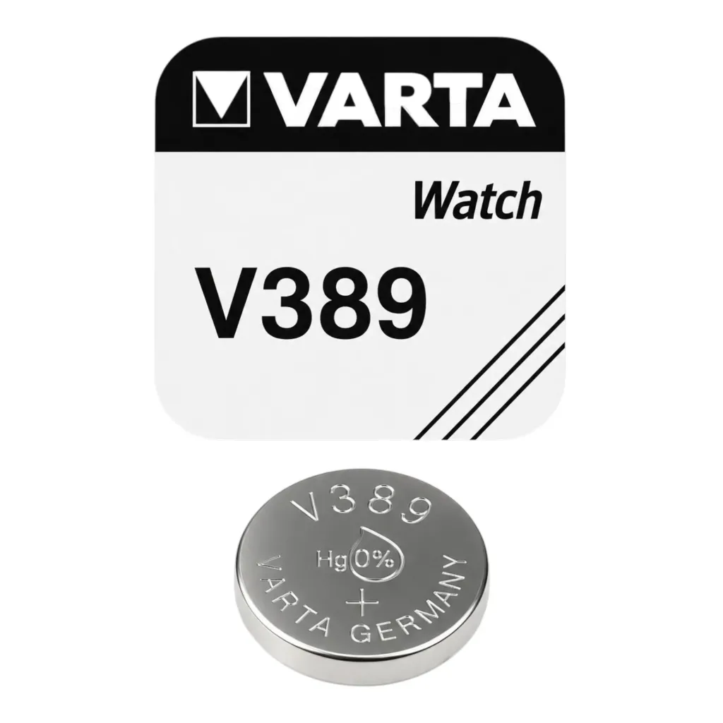 Varta V389, SR1130W, V10GS, SR54, Uhrenbatterie, High-Drain